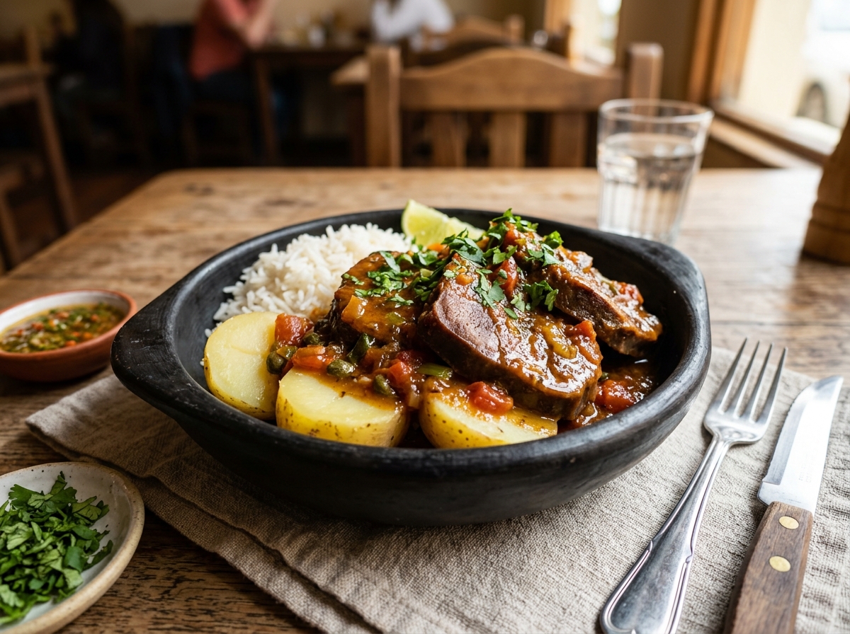 Lengua en Salsa Criolla Tradicional (Suave como Mantequilla)
