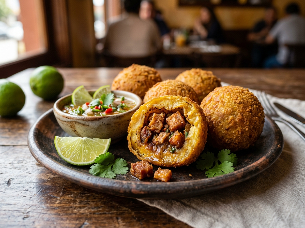 Marranitas Vallunas Rellenas de Chicharrón